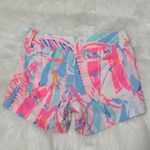 Lilly Pulitzer Women's Callahan Shorts Out To Sea, size 0 - Picture 8 of 9